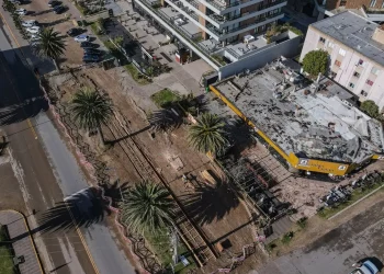 Avanza la obra de puesta en valor de la Plazoleta Pioneros