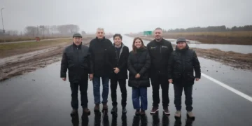 Kicillof inauguró un nuevo tramo de la autovía en Ruta 11 y anunció obras en Villa Gesell