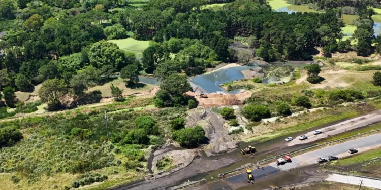 Derrame cloacal en Pinamar