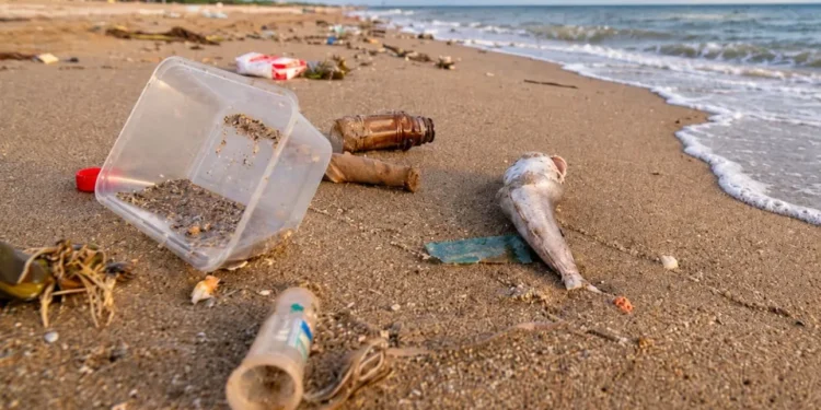 Basura en playa