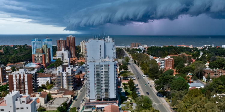 Tormenta en Pinamar